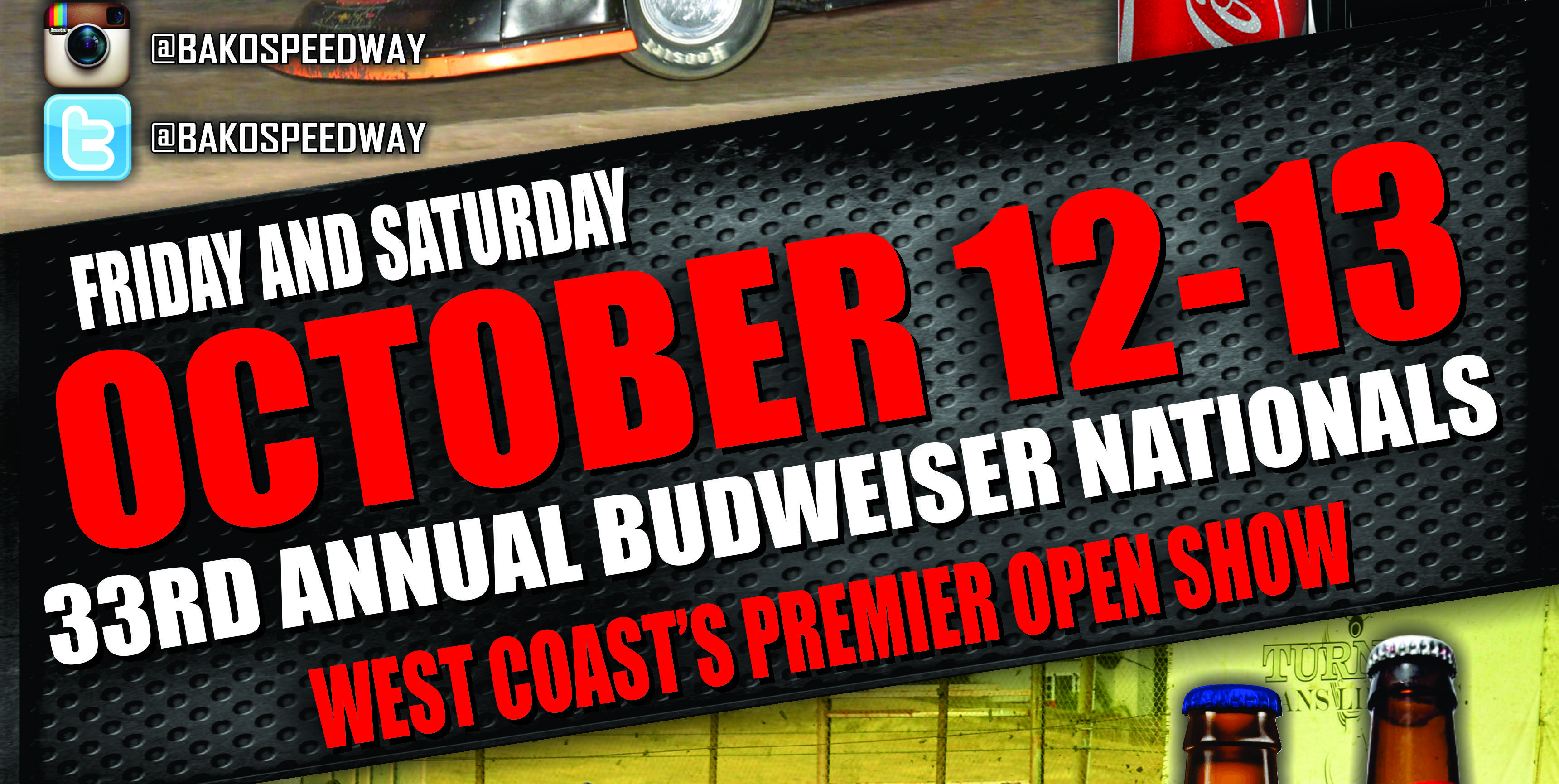 33RD ANNUAL BUDWEISER NATIONALS - LATE MODELS, MODIFIEDS, SPORTMODS, HOBBY STOCKS, AMERICAN STOCKS, MOD LITES